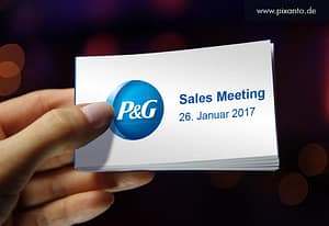 Daumenkino zur Tagung für Procter & Gamble 